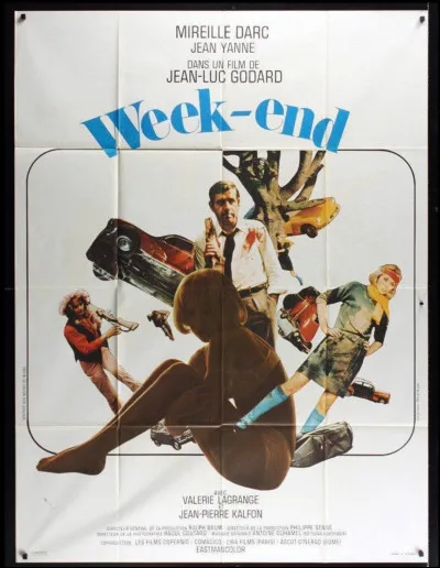 "Week-end" est un long-métrage mis en scène par François Truffaut.