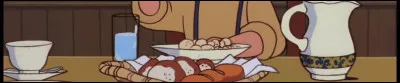 Dans quel dessin animé pouvons-nous voir ce repas ?