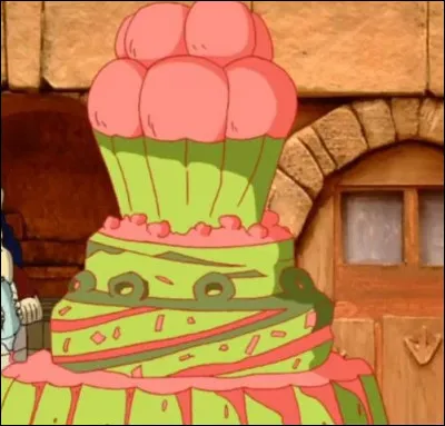 Dans quel dessin animé pouvons-nous voir ce gâteau ?
