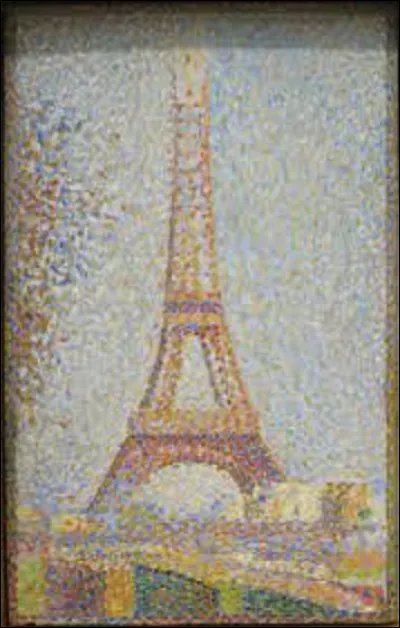 En 1889, quel pointilliste a exécuté cette toile nommée ''La tour Eiffel'' ?