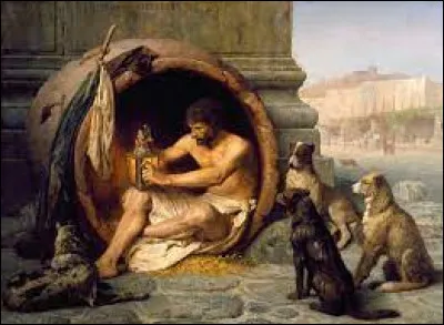 Réalisé en 1860, quel académique a exécuté ce tableau nommé ''Diogène'' ?