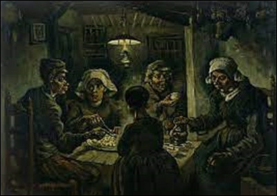 On débute ce quiz en cherchant un postimpressionniste. De ces trois membres, lequel a réalisé, en 1885, cette toile intitulée ''Les Mangeurs de pommes de terre'' ?