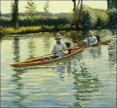 ''Périssoires sur l'Yerres'' est une toile impressionniste datant de 1877. Qui est l'auteur de cette peinture ?