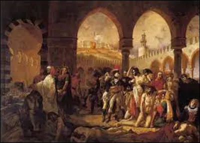Peinture réalisée en 1804, ''Bonaparte visitant les pestiférés de Jaffa'' est une toile néoclassique. Quel artiste est l'auteur de ce tableau ?