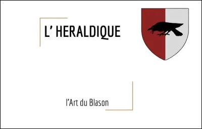 En héraldique, le mot ''métal'' désigne principalement quelles couleurs ? (Image non contractuelle)