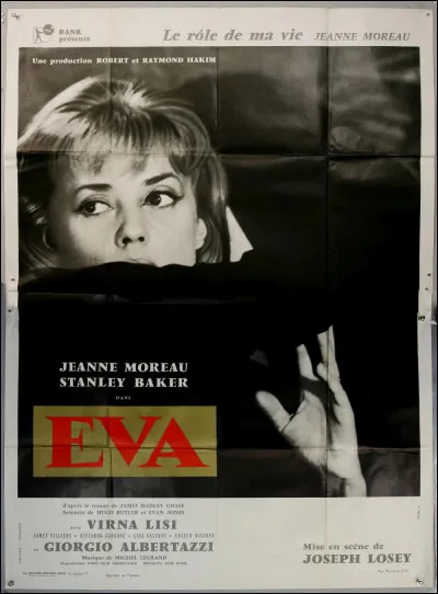 "Eva" est un long-métrage interprété par Bette Davis.