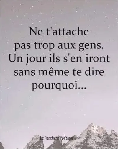 Que penses-tu &ecirc;tre ?