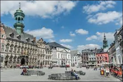 Cette ville belge de 100 000 habitants, ancienne capitale des comtes de Hainaut, c'est ...