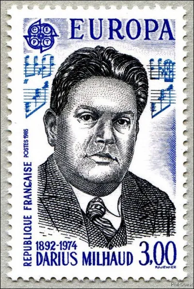 France (2) > On rend hommage à ce membre éminent du "Groupe des SIx" représentant, au milieu du XXe s., une certaine expression du modernisme français. Milhaud, dont le prénom est ... (Complétez !)