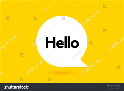 "Hello" ! D'ailleurs, à quelle langue appartient ce mot ?