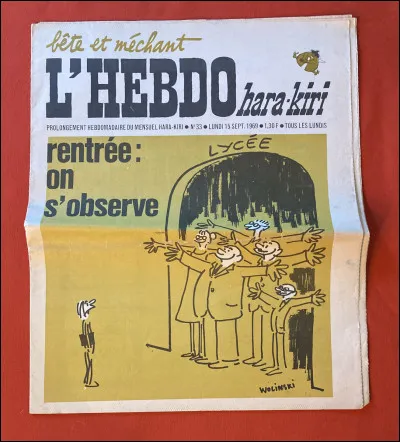 7 août : Indépendance de la Côte dIvoire.
1er septembre : Lancement du magazine Hara-Kiri.
Jean-Luc Reichmann naît et Albert Camus décède.