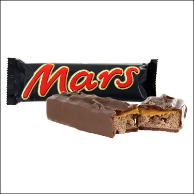 De quelle année la barre chocolatée Mars date-t-elle ?