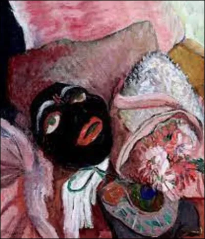 Quel expressionniste a exécuté cette toile nommée ''Masque noir avec rose'', en 1912 ?