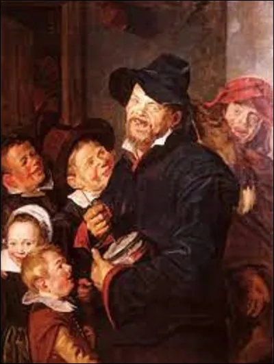 Parmi ces trois baroques, lequel a exécuté cette toile intitulée ''Le Joueur de rommelpot'' ?