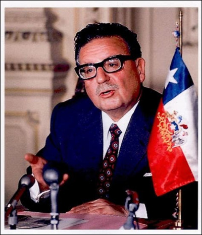 Quel est le prénom du président chilien élu en 1970 ?