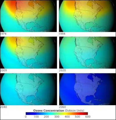 Mais sait-on où l'on trouve ce ou ces "trous" de la couche d'ozone ?