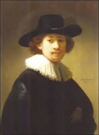 Lequel de ces trois baroques a fait ici son autoportrait dans cette huile sur panneau de bois intitulée ''Autoportrait au chapeau'', en 1632 ?