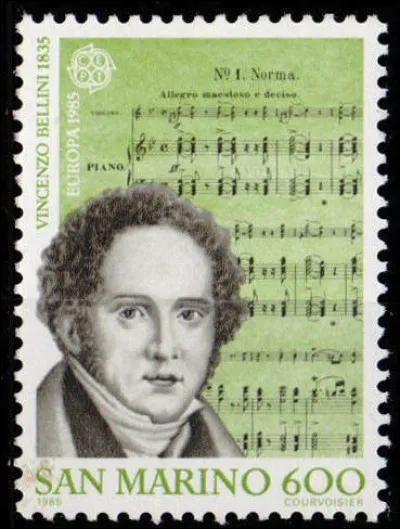Saint-Marin > Le compositeur transalpin Vincenzo Bellini est décédé à Puteaux, à l'âge précoce de 33 ans. Où était-il né ?