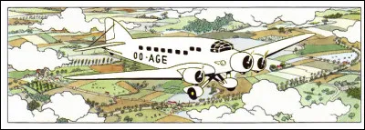 Et le 1er avion (dans le "Sceptre d'Ottokar") qui emmène Tintin et le "professeur" Halambique vers la Syldavie (jusqu'à Prague) : quelle était la teinte de sa peinture ?