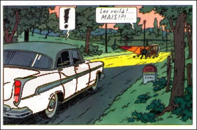 Dans "L'Affaire Tournesol", comment était la Chrysler "New Yorker" que poursuivent Tintin et Haddock ?