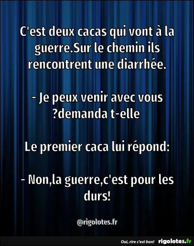 Et cette blague, la trouves-tu marrante ?