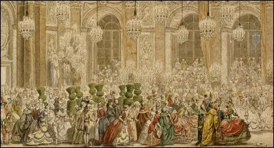 25/26 février 1745 c'est le bal masqué qu'on nommera le bal des Ifs. 8 personnages déguisés en ifs taillés s'avancent. Le roi, protégé par son déguisement, manifeste de façon claire son intérêt pour une dame. Celle-ci deviendra par la suite l'une des favorites les plus connues du royaume de France. Ces deux personnages sont...