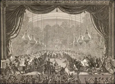 1er octobre 1789 un banquet de 210 couverts est donné à Versailles. Le roi et la reine s'y montrent. Affamé, le peuple s'indigne. Marat, Danton et Desmoulins appellent à marcher sur Versailles. 5 jours plus tard le roi, contraint par la foule doit regagner les Tuileries. Le banquet tirera son nom de ceux qui l'offrirent. C'est donc le banquet...