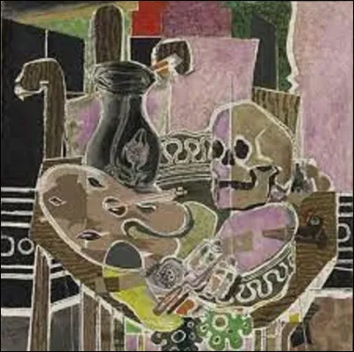 Quel peintre a réalisé, en 1938, ce tableau nommé ''L'Atelier au crâne'' ?