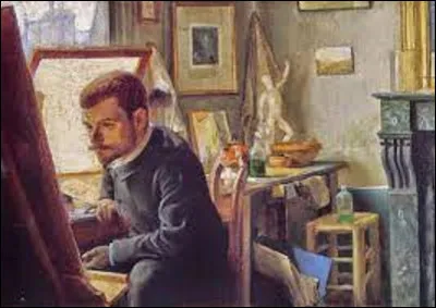 Huile sur toile datant de 1887, ''Félix Jazinsky dans son atelier de gravure'' est une peinture du mouvement nabi. Quel peintre a immortalisé cet homme au travail ?