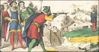 Selon la légende, quel personnage tira une flèche sur une pomme posée sur la tête de son propre fils ?