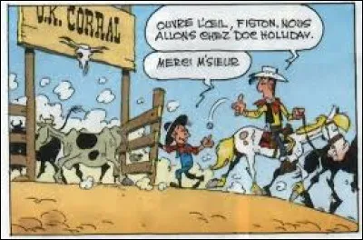 Quel personnage historique retrouve-t-on dans l'album ''O.K. Corral'' ?