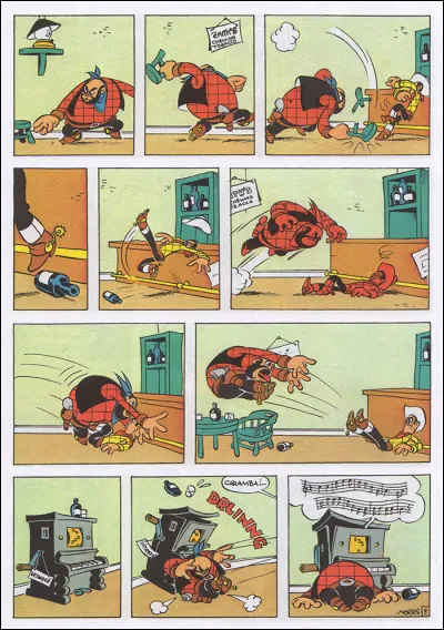 Quel est le nom du premier album de Lucky Luke publié en 1946 ?