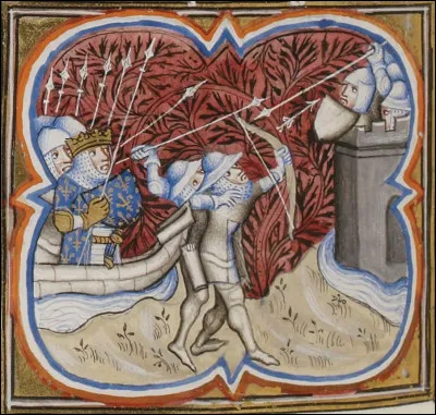 Louis IX débarqua devant Tunis le 18 juillet 1270. Une langue de terre qui contrôlait l'entrée du port de Tunis fut occupée, mais la situation s'avéra intenable car ils ne disposaient pas d'eau potable.
Mais, contrairement aux espérances, le sultan de Tunis ne fit pas mine de se convertir, se retrancha dans la ville et appela les Mamelouks à son secours.
Que se passa-t-il ensuite ?