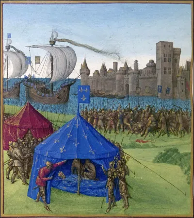 Le 2 août, Jean Tristan, le fils du roi, décéda, suivi de Louis IX lui-même le 25 août, le lendemain de l'arrivée des navires de Charles d'Anjou.
Dans quelles circonstances moururent-ils ?