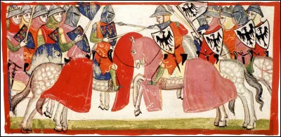 Pendant ce temps, Charles Ier d'Anjou, frère de Louis IX, devint roi de Naples et de Sicile le 6 janvier 1266 avec l'aide de la papauté, qui souhaitait chasser définitivement la maison de Hohenstaufen.
Qu'advint-il de Manfred de Hohenstaufen, ancien roi de Naples et de Sicile, lors de la bataille de Bénévent contre Charles Ier d'Anjou, le 26 février 1266 ?