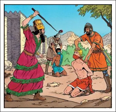 Sur cette scène d'une violence à peine soutenable, il y a assurément une anomalie ! Laquelle ?