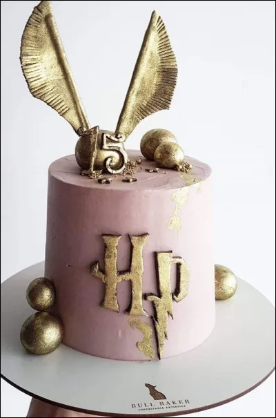 Qu'est-il écrit sur le gâteau que Hagrid offre à Harry pour son anniversaire ? (chapitre 4)