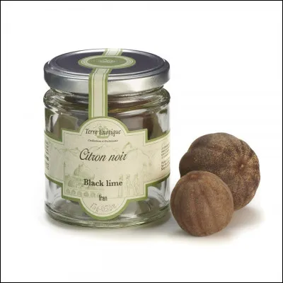 Le citron noir existe.