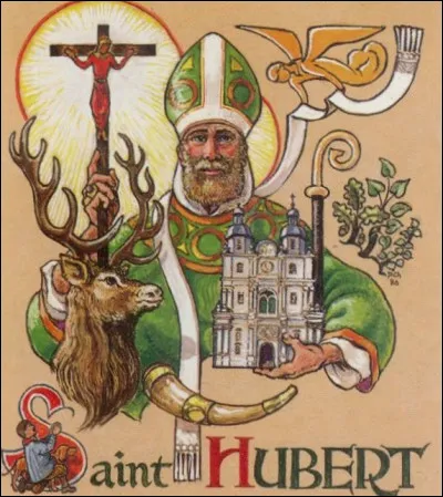 Saint-Hubert que l'on fête le 3 novembre est le saint patron des pêcheurs.