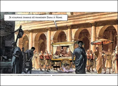 Alix arrive à Rome. Mais quelque chose nous dit que tout n'est pas parfaitement normal. Comment donc ?