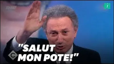 À qui a-t-il rendu un bouleversant hommage en direct à la télévision en 2017 en lui disant ''Salut mon pote !'' ?