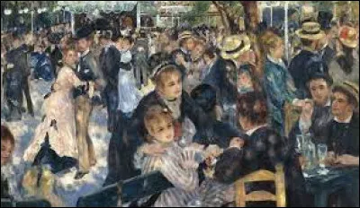 Qui a peint ce tableau intitulé "Le Bal du moulin de la Galette" ?