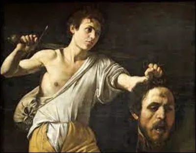 ''David avec la tête de Goliath'' est une huile sur panneau de peuplier exécutée, entre 1600 et 1601, par un baroque. Quel peintre est l'auteur de cette peinture ?