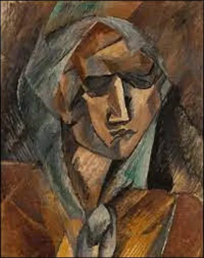 Datant de 1909, ''Tête de femme'' est un tableau cubiste. Quel artiste a peint cette huile sur toile ?