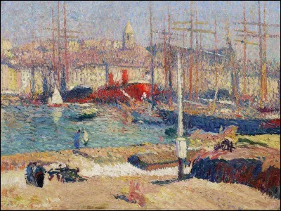 Qui a peint " Le port de Marseille" ?