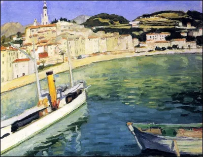 Qui a peint "Port de Menton" ?