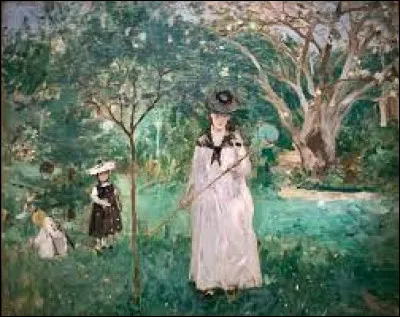 Qui a peint ce tableau intitulé "Chasse aux papillons" ?