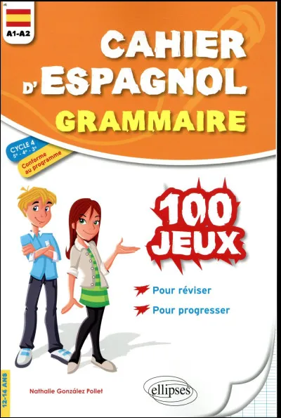 Stéphanie révise pendant une heure avec le livre sur la photo. Demain, contrôle en vue. Elle sera en cours...
