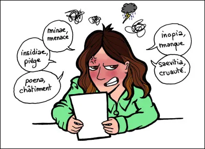 Stéphanie est interrogée sur les premières déclinaisons dans une langue ancienne. Elle se trouve en cours...