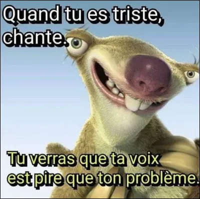 Es-tu triste souvent ?